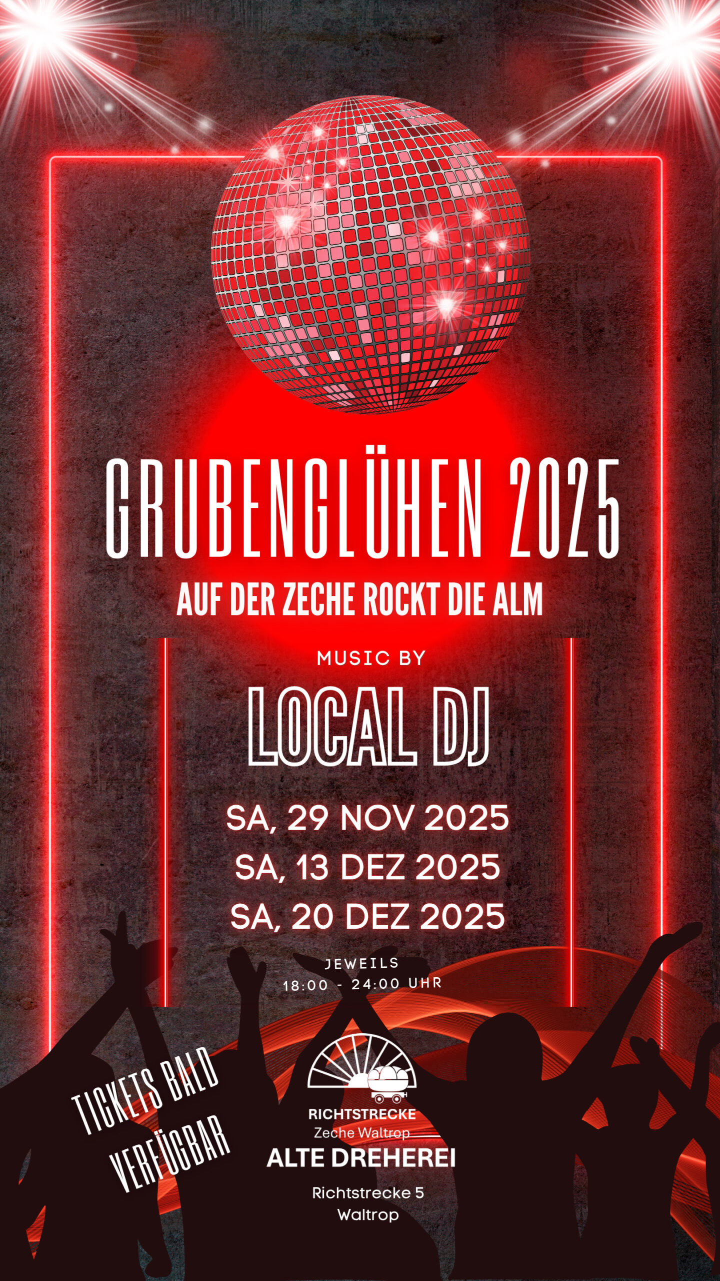 EVENT-Buchprmiere. Event-Daten zu sehen